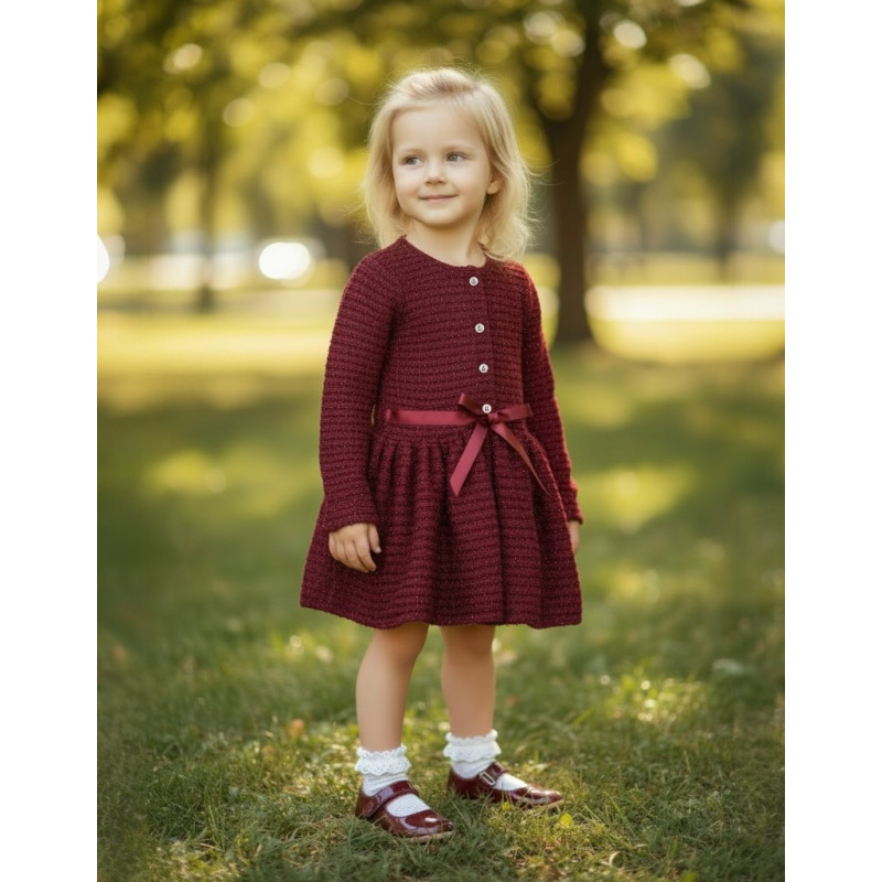 POLYVESTIDO ANGORA ROJO TALLA 6