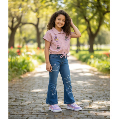 PANT JEANS NIÑA STAR PALAZO JENCER