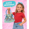 CARTERA NIÑA LENTEJUELAS MARGARITAS