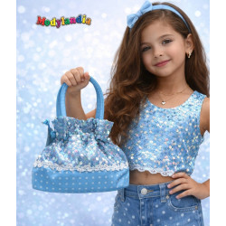 CARTERA NIÑA FRANCIS LENTEJUELAS