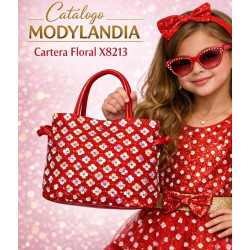 CARTERA NIÑA FLORES