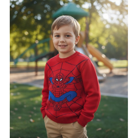 CHOMPA DE LANA SPIDERMAN NIÑO