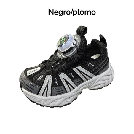 ZAPATILLA NIÑO REGULADOR G2558-1 LUCES  