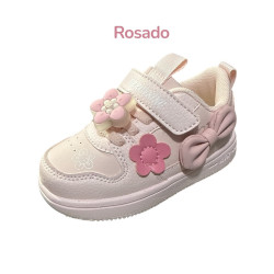 ZAPATILLA NIÑA PEGA B326-1 FLOR LUCES AI