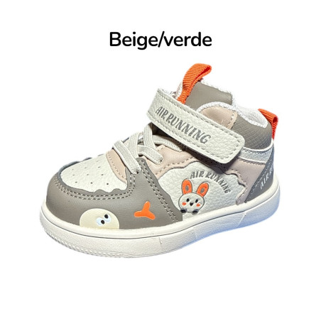 ZAPATILLA NIÑO PEGA A370-2 OSO LUCES AIR