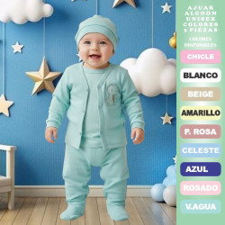 AJUAR ALG C.ENT BORDADO ELEFANTIN