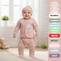 AJUAR ALG C.ENT BORDADO ZOO NENOS