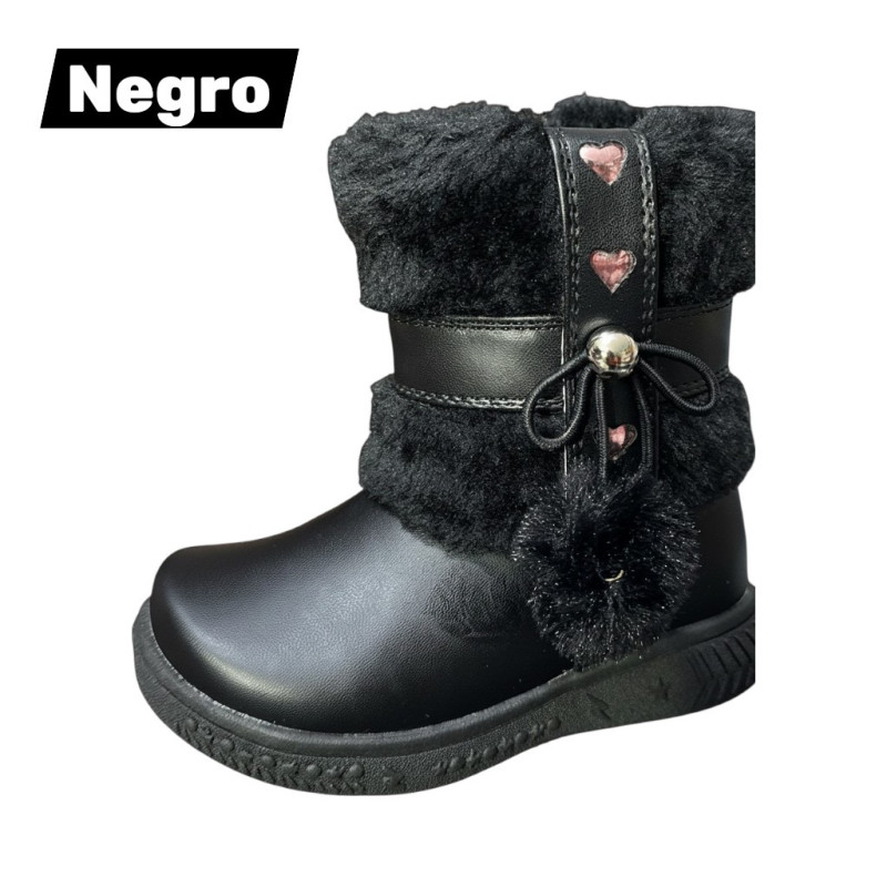 BOTAS NIÑA POM POM MARQUINA