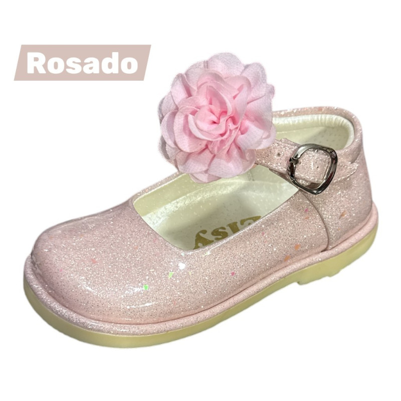 ZAPATO NIÑA CHAROL GLITER ELSY