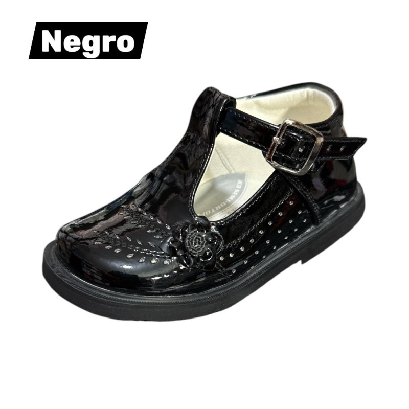ZAPATO NIÑA CHAROL PECHERA KELLY