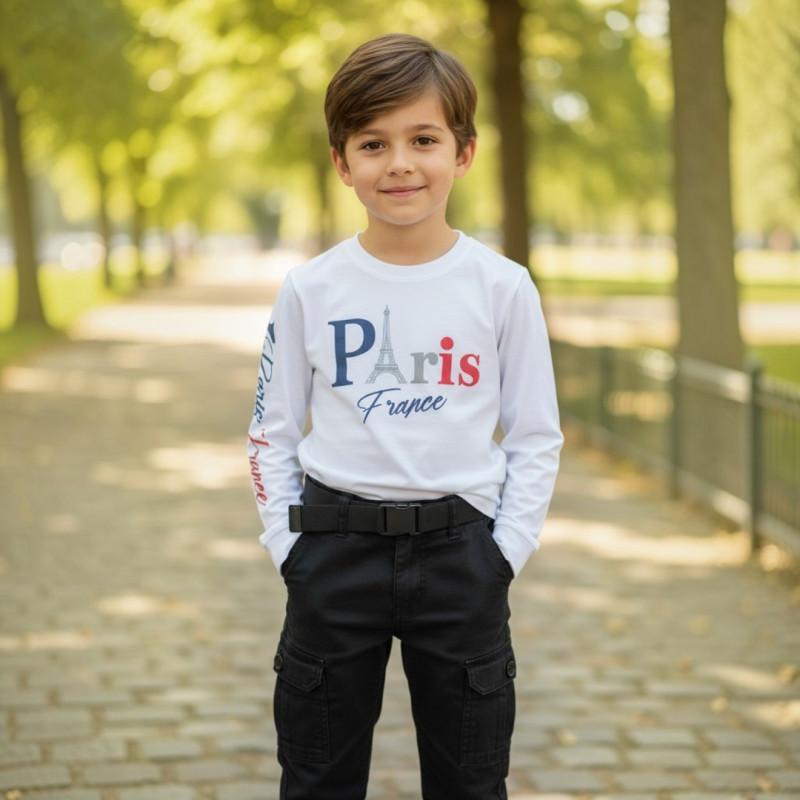 POLO NIÑO CR ML PARIS DOOMZ