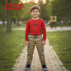 POLO NIÑO CR ML NEW COMPANY ATHLETIC ABA