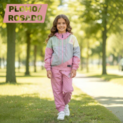 CONJ BOMBER NIÑA NIKE AIR