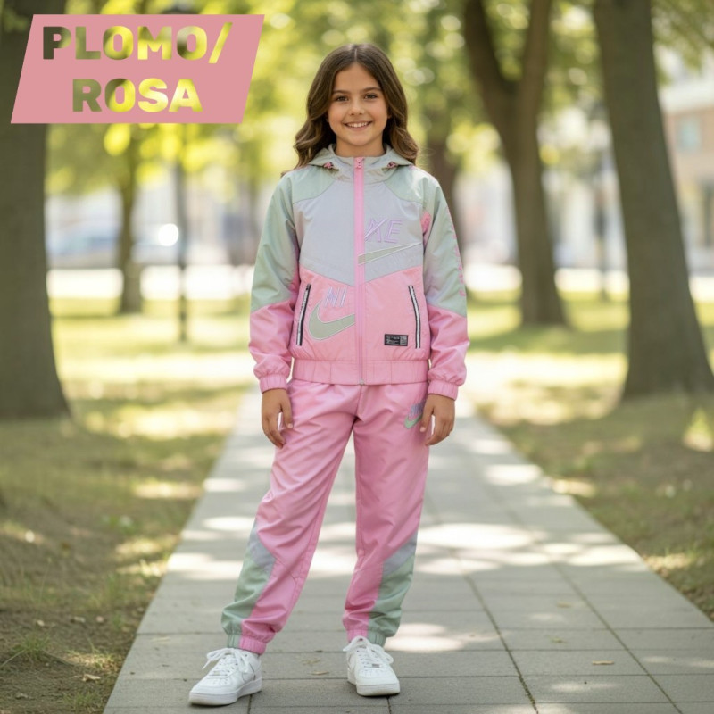CONJ BOMBER NIÑA NIKE