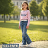 PANT JEANS PALAZO MARIPOSAS MELANY