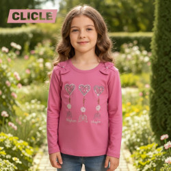 POLO NIÑA CR ML CORAZONES HEYLEN