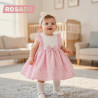 VESTIDO NIÑA GASA FLORES CON CIERRE