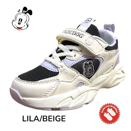 ZAPATILLA NIÑA 619B2 PEGA LUCES VADUDOG
