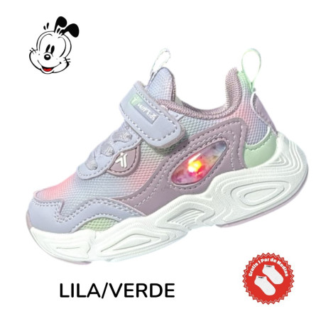 ZAPATILLA PEGA NIÑA LUCES 603I3 VADY