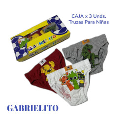 TRUZA NIÑO CAJA X3 GABRIELITO
