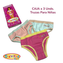 TRUZA PIMA NIÑA CAJA X3 UN CURVITAS 7966