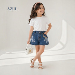 SHORT JEANS NIÑA STAR JENCER