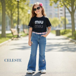 PANT JEANS NIÑA JENCER SNOOPY