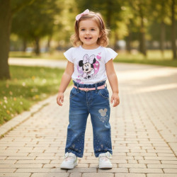 PANT JEANS NIÑA MINNIE BABY PAU JENCER