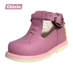 ZAPATO CUERO PIBE NIÑA GARLEY 2-C