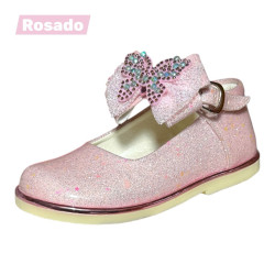 ZAPATO NIÑA CHAROL GLITER MD:033 ELSY