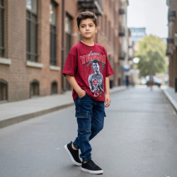 POLO NIÑO OVERSIZE CR MC YAMAL VM KIDS
