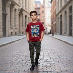 POLO NIÑO OVERSIZE CR MC COYOTE VM KIDS
