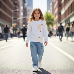 POLO WAFER NIÑA KARLA  AM KIDS ML CR