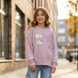 POLO WAFER NIÑA KARLA  AM KIDS ML CR