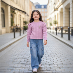 POLO HILO NIÑA SOPHIA  JAQUELINE ML CR