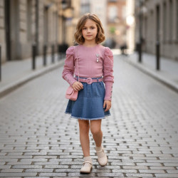 POLO WAFER NIÑA PATTY  AM KIDS ML CR