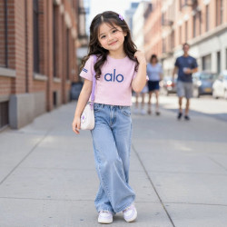 PANTALON JENS NIÑA KITTY SONRISITAS