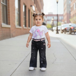 PANTALON JENS NIÑA MINNIE BABY PAU
