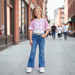 PANTALON JENS NIÑA SIRENA LAZO RIMALIS