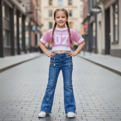 PANTALON JENS NIÑA HEART STAR RIMALIS