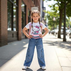 PANTALON JENS NIÑA KITTY JULIETH