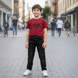 PANTALON JEANS NIÑO CARGO CHIKI KIDS