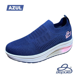 ZAPATILLA DAMA L22022 BEPURE AZUL