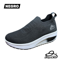 ZAPATILLA DAMA L24115 BEPURE NEGRO