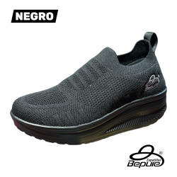 ZAPATILLA DAMAL24010 BEPURE NEGRO