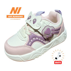 ZAPATILLA NIÑA LUCES B622-1 AIR RUNNING
