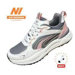 ZAPATILLA AIR RUNNING MD: AR2601-3 PLOMO
