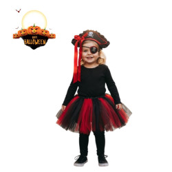 TUTU HALOWEEN NIÑA PIRATA