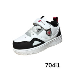 ZAPATILLA NIÑO 704I1 VADY BLANCO/NEGRO