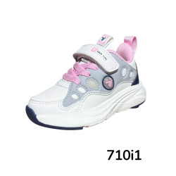 ZAPATILLA NIÑA 710I1 VADY BEIGE/ROSADO/P